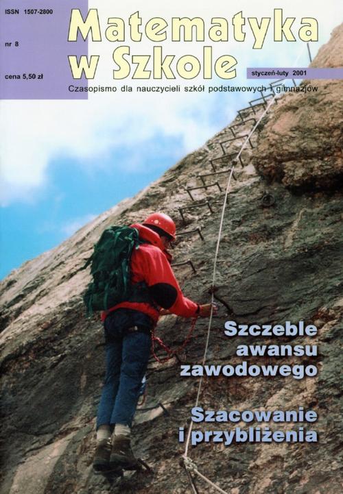 Tytuł: Matematyka w Szkole. Czasopismo dla nauczycieli szkół podstawowych i gimnazjów. Nr 8
Autor: Praca zbiorowa
Wydawnictwo: Gdańskie Wydawnictwo Oświatowe
Formaty: PDF