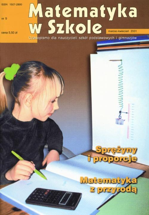 Tytuł: Matematyka w Szkole. Czasopismo dla nauczycieli szkół podstawowych i gimnazjów. Nr 9
Autor: Praca zbiorowa
Wydawnictwo: Gdańskie Wydawnictwo Oświatowe
Formaty: PDF