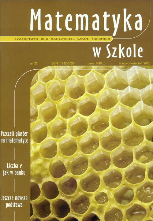 Tytuł: Matematyka w Szkole. Czasopismo dla nauczycieli szkół średnich. Nr 22
Autor: Praca zbiorowa
Wydawnictwo: Gdańskie Wydawnictwo Oświatowe
Formaty: PDF