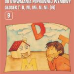 Materiał wyrazowo-obrazkowy do utrwalania poprawnej wymowy głosek t, d, m, mi, n, ni (ń) — okładka e-booka