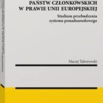 Mechanizmy ochrony praworządności państw członkowskich w prawie Unii Europejskiej — okładka e-booka