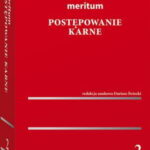 Meritum Postępowanie karne — okładka e-booka