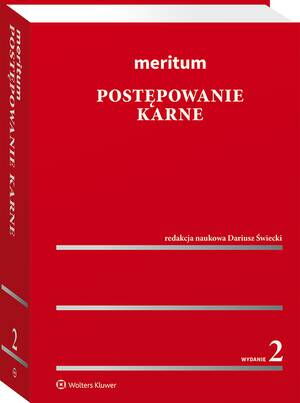 Meritum Postępowanie karne — okładka e-booka