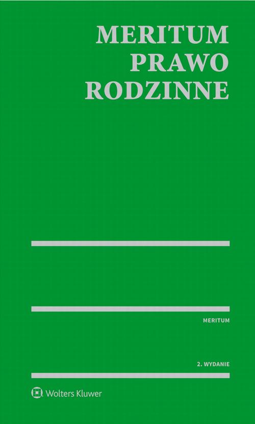 MERITUM Prawo rodzinne — okładka e-booka