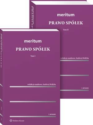 Meritum Prawo spółek, tom I i II — okładka e-booka