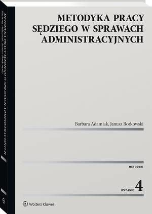 Metodyka pracy sędziego w sprawach administracyjnych — okładka e-booka