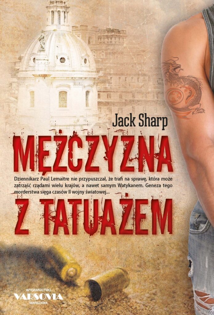 Mężczyzna z tatuażem — okładka