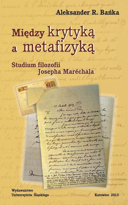 Między krytyką a metafizyką — okładka