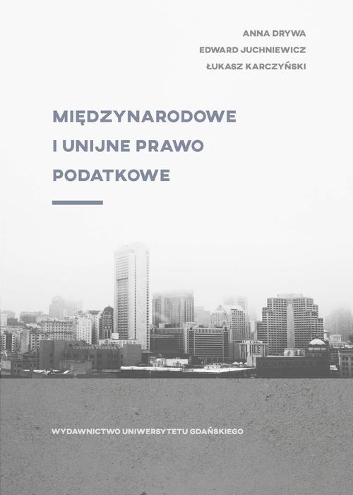 Międzynarodowe i unijne prawo podatkowe — okładka e-booka