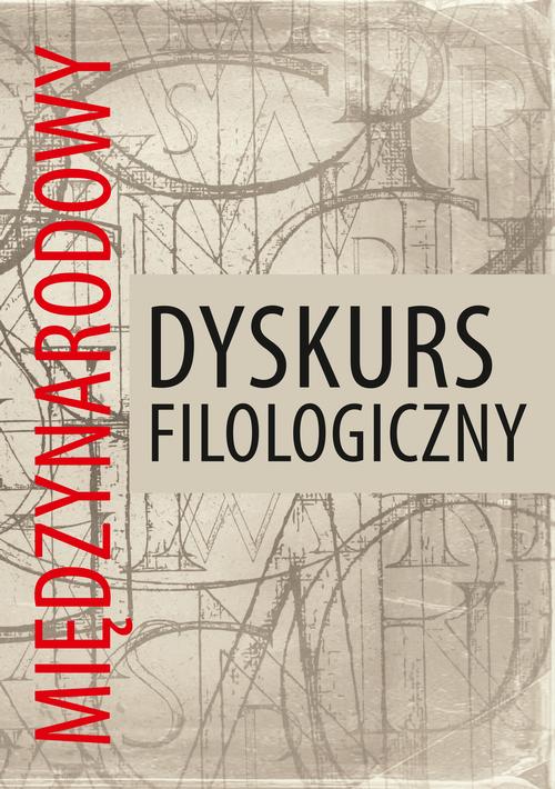 Tytuł: Międzynarodowy dyskurs filologiczny
Autor: 
Wydawnictwo: Uniwersytet Pomorski w Słupsku
Formaty: PDF
