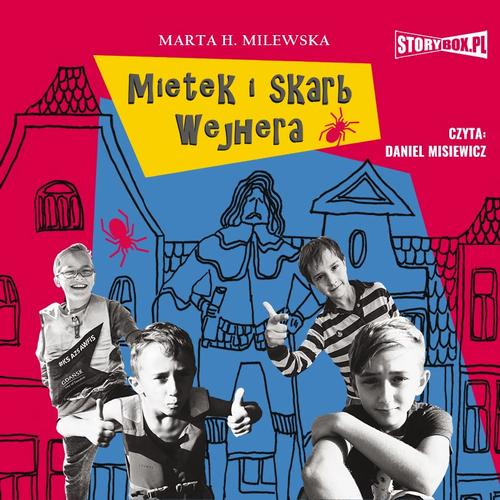 Mietek i skarb Wejhera — okładka audiobooka