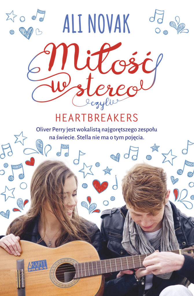 Tytuł: Miłość w stereo, czyli Heartbreakers
Autor: Ali Novak
Wydawnictwo: Akapit Press
Formaty: EPUB, MOBI