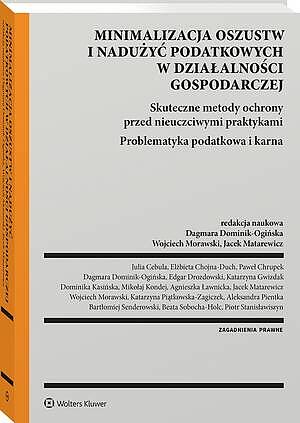 Minimalizacja ryzyka oszustw i nadużyć podatkowych — okładka e-booka