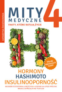 Tytuł: Mity medyczne 4. Hormony, Hashimoto, Insulinooporność
Autor: Katarzyna Świątkowska
Wydawnictwo: Eureka
Formaty: EPUB, MOBI