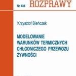 Tytuł: Modelowanie warunków termicznych chłodniczego przewozu żywności
Autor: Krzysztof Bieńczak
Wydawnictwo: Wydawnictwo Politechniki Poznańskiej
Formaty: PDF