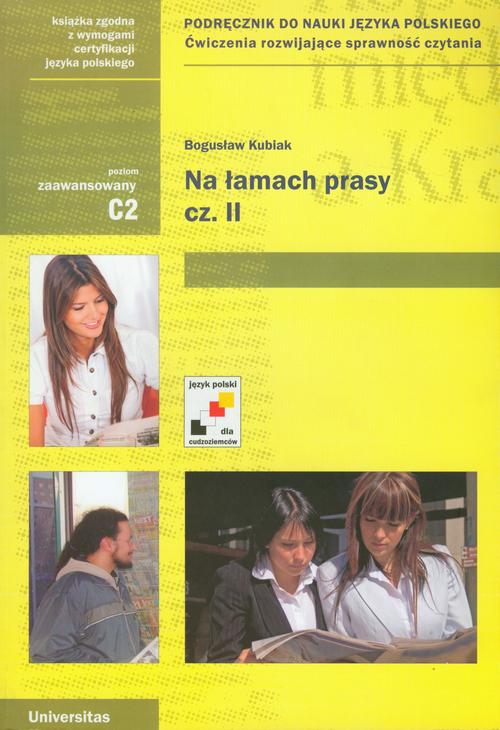 Tytuł: Na łamach prasy cz.2
Autor: Bogusław Kubiak
Wydawnictwo: Universitas
Formaty: PDF