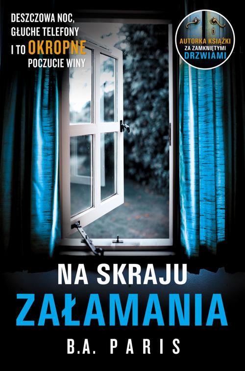 Tytuł: Na skraju załamania
Autor: B.A. Paris
Wydawnictwo: Albatros
Formaty: MOBI, EPUB