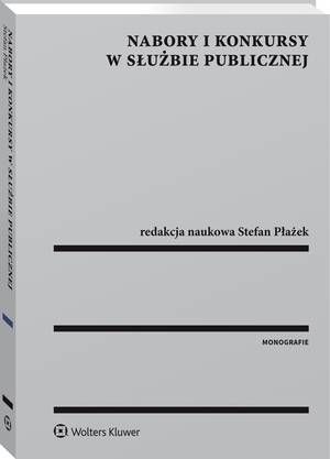 Nabory i konkursy w służbie publicznej — okładka e-booka