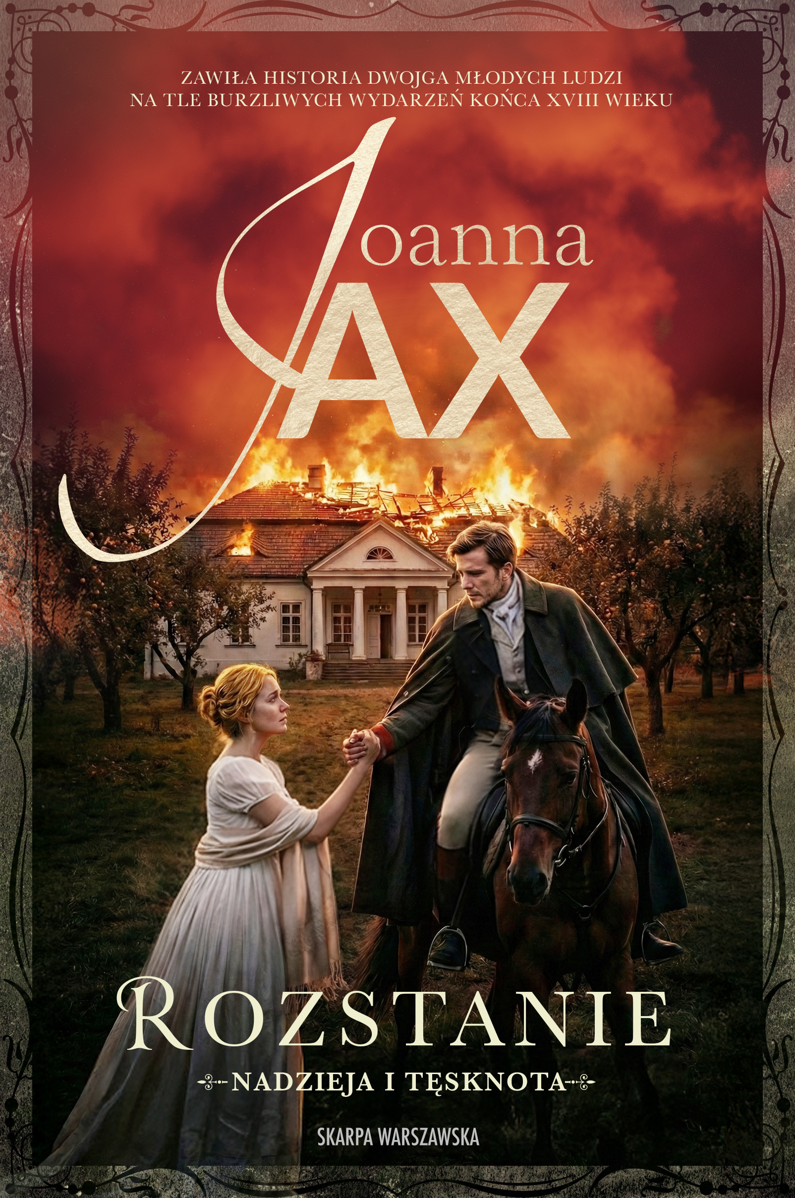 Tytuł: Nadzieja i tęsknota. Rozstanie
Autor: Joanna Jax
Wydawnictwo: Skarpa Warszawska
Formaty: EPUB, MOBI