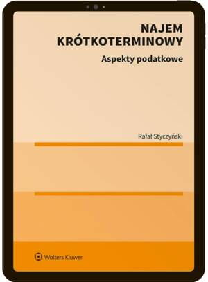 Najem krótkoterminowy. Aspekty podatkowe — okładka