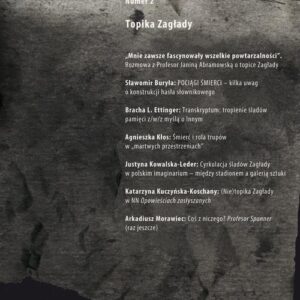 Tytuł: Narracje o Zagładzie 2016
Autor: 
Wydawnictwo: Wydawnictwo Uniwersytetu Śląskiego
Formaty: PDF