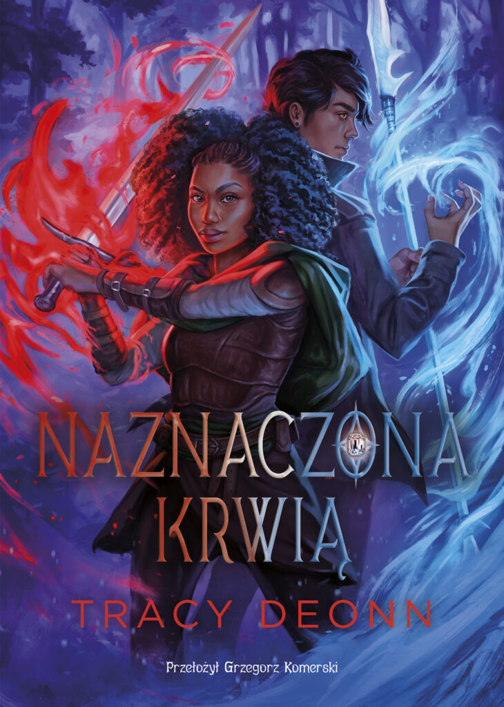 Naznaczona krwią — okładka