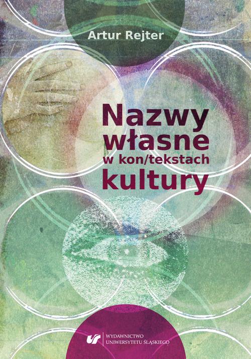 Nazwy własne w kon/tekstach kultury — okładka e-booka