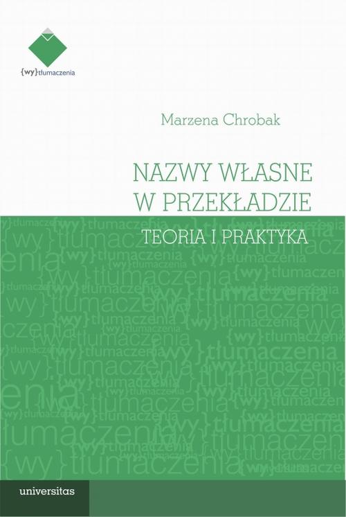 Nazwy własne w przekładzie teoria i praktyka — okładka e-booka