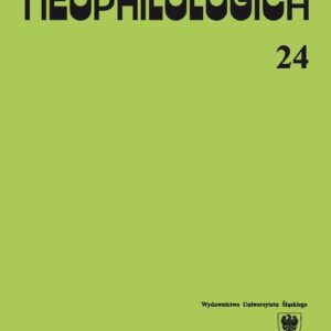 Tytuł: Neophilologica. Vol. 24: Études sémantico-syntaxiques des langues romanes
Autor: 
Wydawnictwo: Wydawnictwo Uniwersytetu Śląskiego
Formaty: PDF