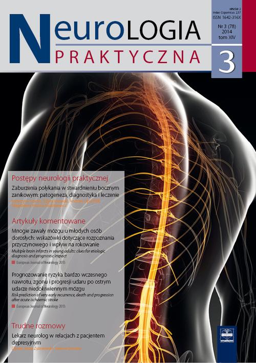 Tytuł: Neurologia Praktyczna 3/2014
Autor: 
Wydawnictwo: Czelej
Formaty: EPUB, MOBI