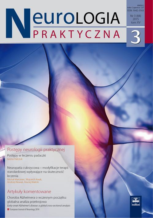 Tytuł: Neurologia Praktyczna 3/2015
Autor: 
Wydawnictwo: Czelej
Formaty: MOBI, EPUB