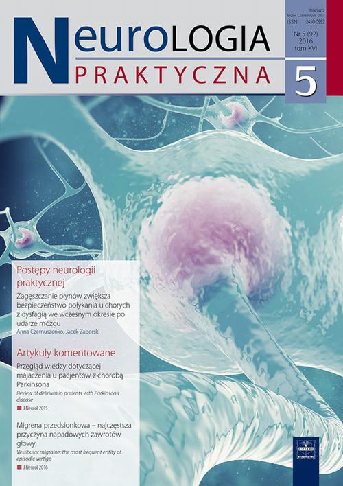 Tytuł: Neurologia Praktyczna 5/2016
Autor: 
Wydawnictwo: Czelej
Formaty: EPUB