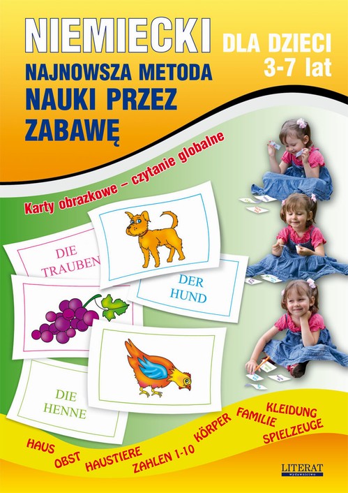 Niemiecki dla dzieci 3-7 lat. Najnowsza metoda nauki przez zabawę — okładka e-booka