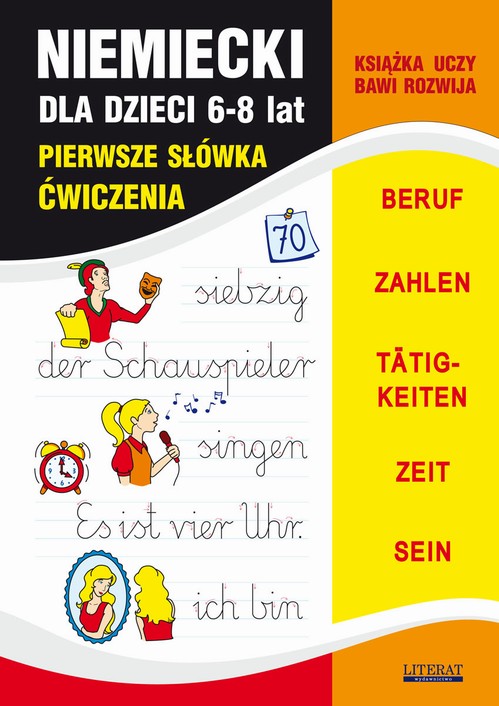 Niemiecki dla dzieci 6-8 lat. Pierwsze słówka. Ćwiczenia — okładka e-booka