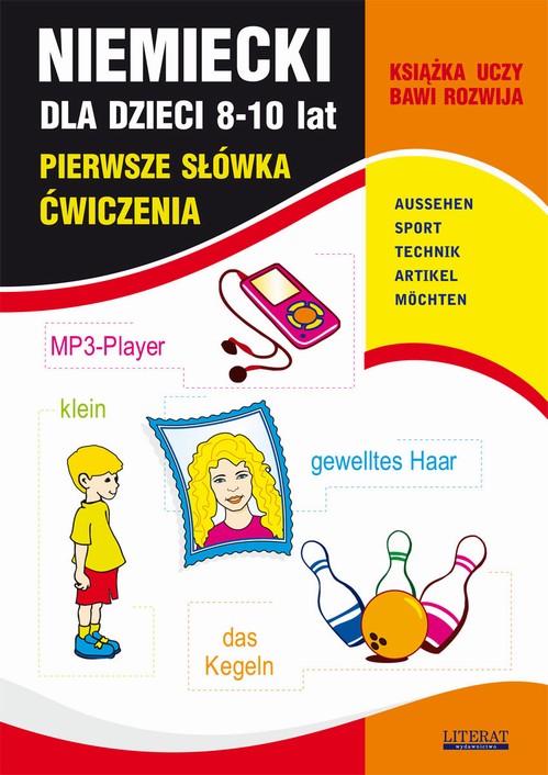 Niemiecki dla dzieci 8-10 lat. Pierwsze słówka. Ćwiczenia — okładka