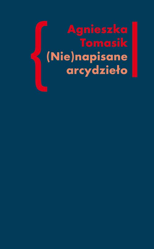 Tytuł: (Nie)napisane arcydzieło
Autor: Agnieszka Tomasik
Wydawnictwo: Słowo/Obraz Terytoria
Formaty: MOBI, EPUB