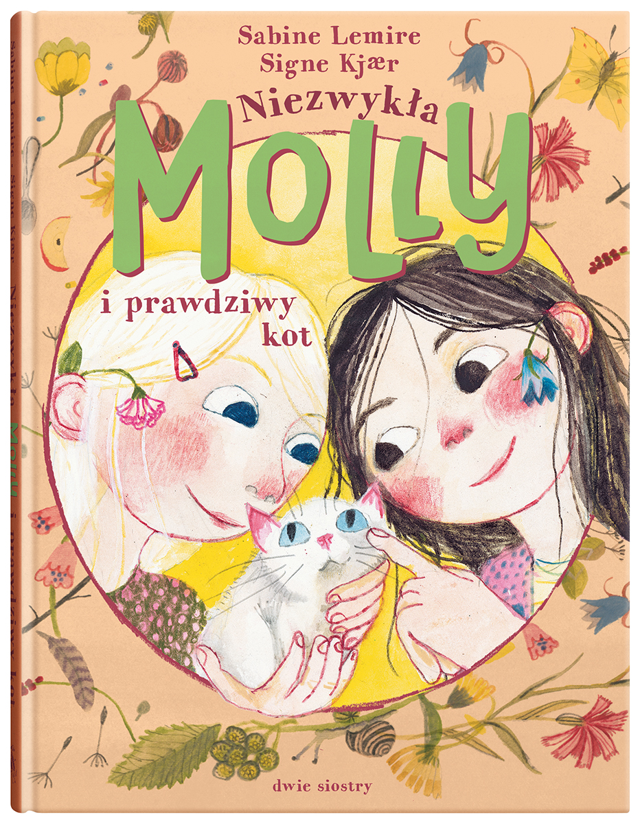 Niezwykła Molly i prawdziwy kot — okładka