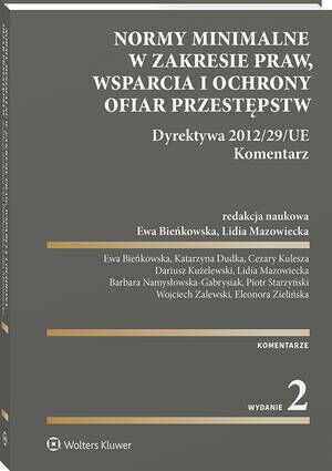 Normy minimalne w zakresie praw, wsparcia i ochrony ofiar przestępstw — okładka e-booka