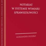 Notariat w systemie wymiaru sprawiedliwości — okładka e-booka