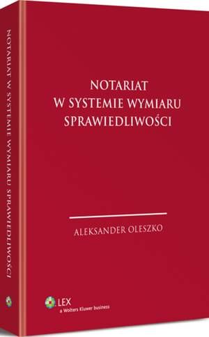 Notariat w systemie wymiaru sprawiedliwości — okładka e-booka