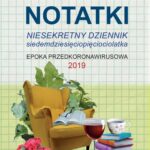 Notatki 2019 Niesekretny dziennik siedemdziesięciopięciolatka — okładka e-booka
