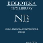 Tytuł: Nowa Biblioteka. New Library. Usługi, Technologie Informacyjne i Media 2017, nr 4 (27): Narzędzia i systemy komunikacji naukowej
Autor: 
Wydawnictwo: Wydawnictwo Uniwersytetu Śląskiego
Formaty: PDF