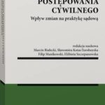 Nowelizacja postępowania cywilnego. Wpływ zmian na praktykę sądową — okładka e-booka