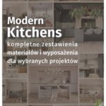 Nowoczesna kuchnia - przydatne rozwiązania. Katalog z zestawieniami materiałów i wyposażenia. — okładka e-booka