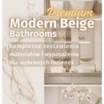 Nowoczesne łazienki premium - przydatne rozwiązania. Katalog z zestawieniami materiałów i wyposażenia. — okładka e-booka