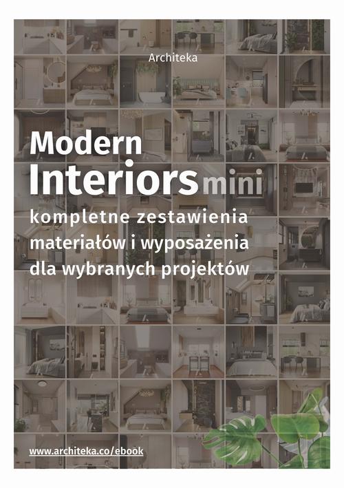 Nowoczesne wnętrza - przydatne rozwiązania. Katalog z zestawieniami materiałów i wyposażenia. — okładka