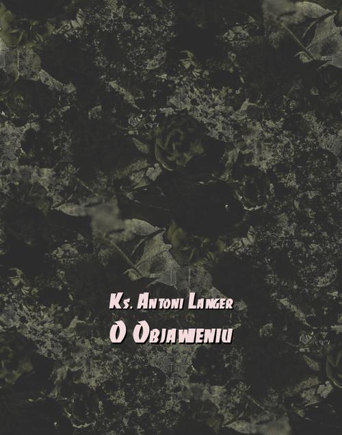 O Objawieniu — okładka e-booka