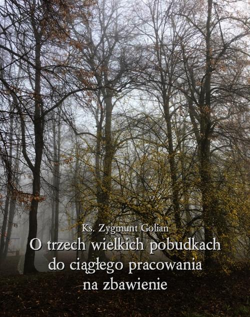 Tytuł: O trzech wielkich pobudkach do ciągłego pracowania na zbawienie
Autor: Zygmunt Golian
Wydawnictwo: Armoryka
Formaty: MOBI, EPUB