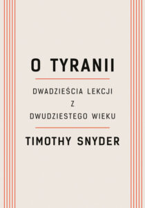 O tyranii. Dwadzieścia lekcji z dwudziestego wieku — okładka e-booka
