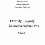 Obwody i sygnały ‒ ćwiczenia rachunkowe. Część 1 — okładka e-booka